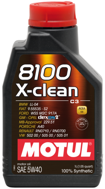 Olej silnikowy 5w40 MOTUL 8100 X-clean C3 1l.